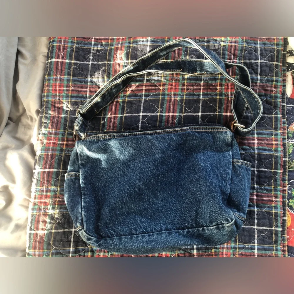 Denim Crossbody Bag